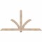 Ekena Millwork Redmond Smooth Timber Gable Bracket, Douglas Fir, 72"W x 36"H x 3 1/2"D x 3 1/2"F, 12/12 Pitch GBW072X36X0404RED00SDF - alternate 1